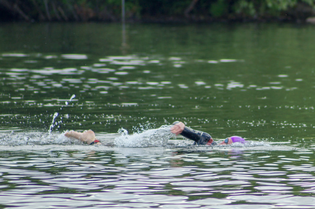 Swimming the Sherbrooke triathlon