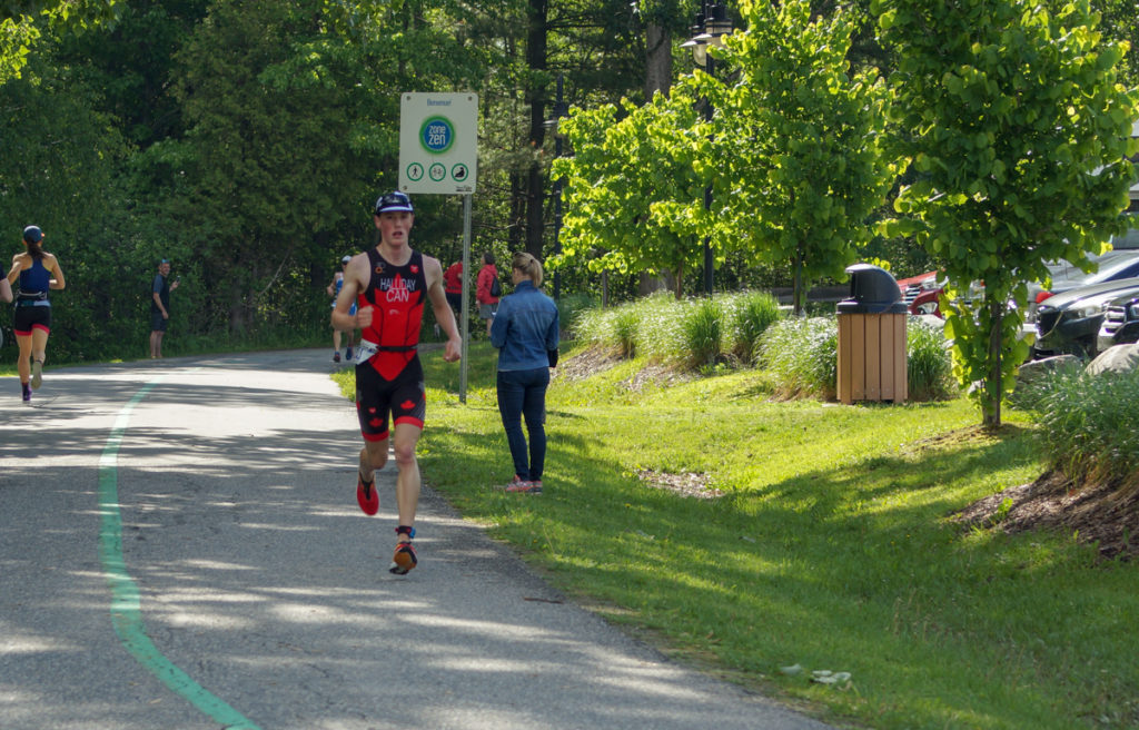 Sprinting to the end of the sherbrooke triathlon